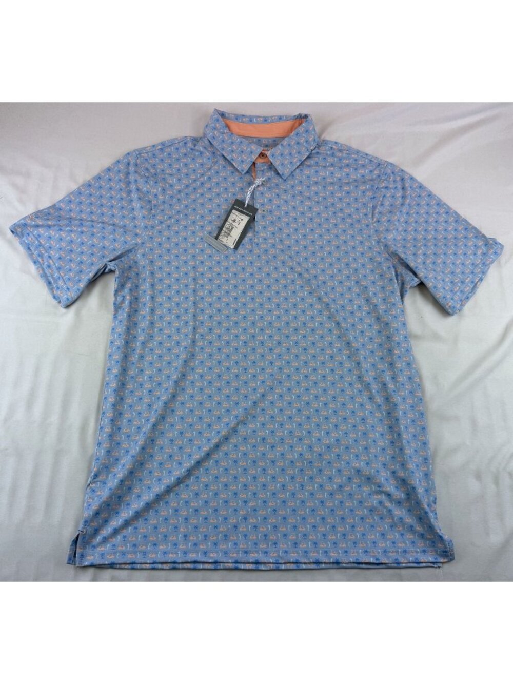 NWT Southern Shirt Par Fore Printed Polo in Hole in One Size M